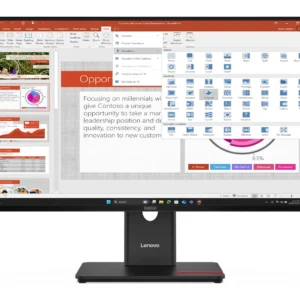 Lenovo ThinkVision T27-40 компютърен монитор 68,6 см (27") 1920 x 1080 пиксела Full HD LED Черен — 64A5MAT6EU