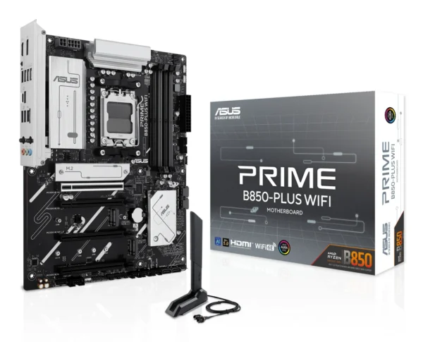 ASUS PRIME B850-PLUS WIFI AMD B850 Цокъл AM5 ATX — 90MB1L80-M0EAY0