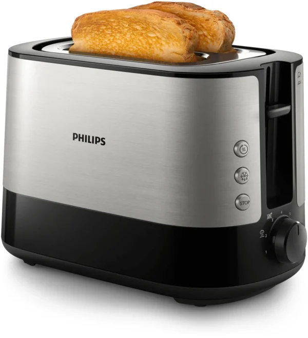 Philips Viva Collection HD2635/90 тостер 7 2 филия(и) 950 W Черен, Титан