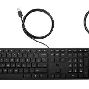 HP Wired Desktop 320MK Mouse and Keyboard — 9SR36UT#ABB