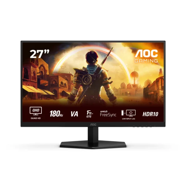 AOC G4 Q27G42XNE компютърен монитор 68,6 см (27") 2560 x 1440 пиксела Quad HD LED Черен, Червен
