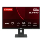 Lenovo ThinkVision E24-40 компютърен монитор 60,5 см (23.8") 1920 x 1080 пиксела Full HD LCD Черен — 64BAMAT1EU