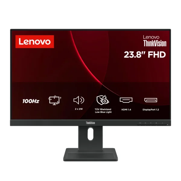 Lenovo ThinkVision E24-40 компютърен монитор 60,5 см (23.8") 1920 x 1080 пиксела Full HD LCD Черен — 64BAMAT1EU