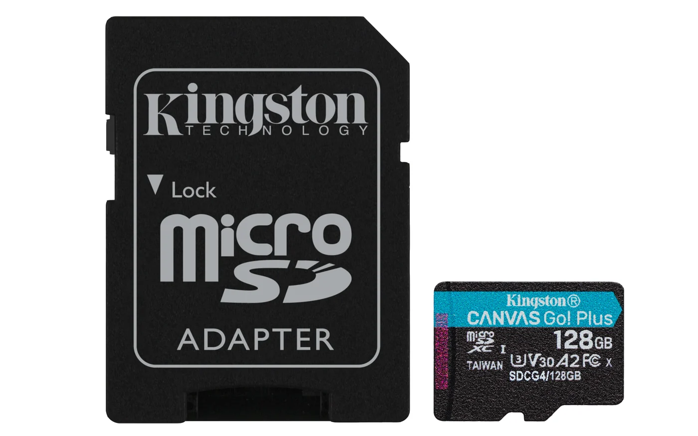 Kingston Technology Canvas Go! Plus 128 GB MicroSD UHS-I Клас 10 — SDCG4/128GB