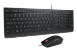 Lenovo 4X31R64406 клавиатура Включена мишка В къщи/В офис USB Български език Черен