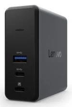 Lenovo X9 Charging GaN Dock Жичен USB 3.2 Gen 2 (3.1 Gen 2) Type-C Сив — 40BD0065EU