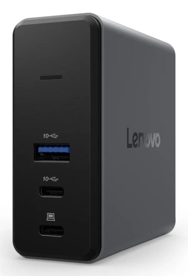 Lenovo X9 Charging GaN Dock Жичен USB 3.2 Gen 2 (3.1 Gen 2) Type-C Сив — 40BD0065EU