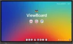 Viewsonic IFP6534 Display Интерактивна бяла дъска 165,1 см (65") 3840 x 2160 пиксела Тъчскрийн Черен