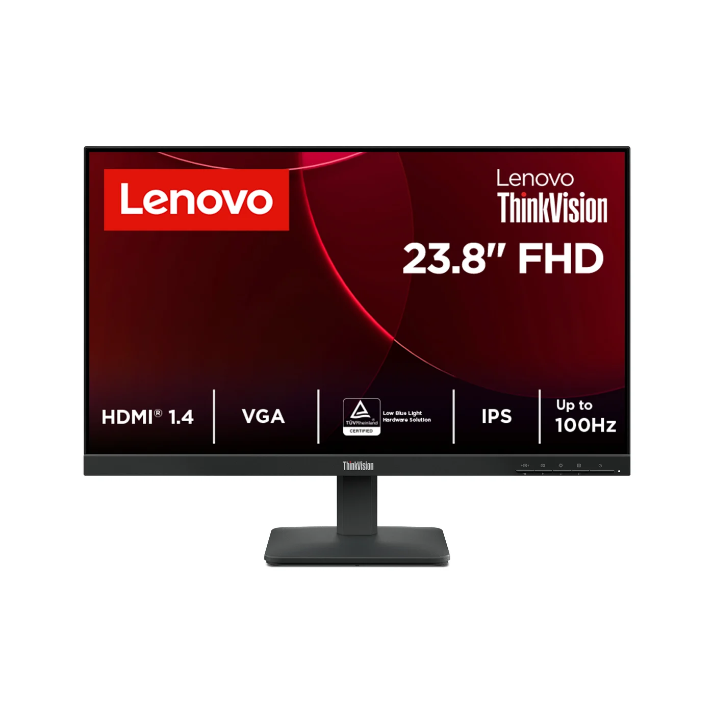 Lenovo ThinkVision S24-4e компютърен монитор 60,5 см (23.8") 1920 x 1080 пиксела Full HD LED Черен — 64B5KAT1EU