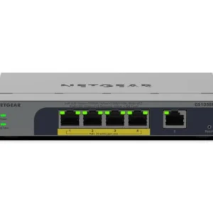 NETGEAR GS105EP Неуправляем Gigabit Ethernet (10/100/1000) Захранване по Ethernet (PoE) Сив — GS105EP-100EUS