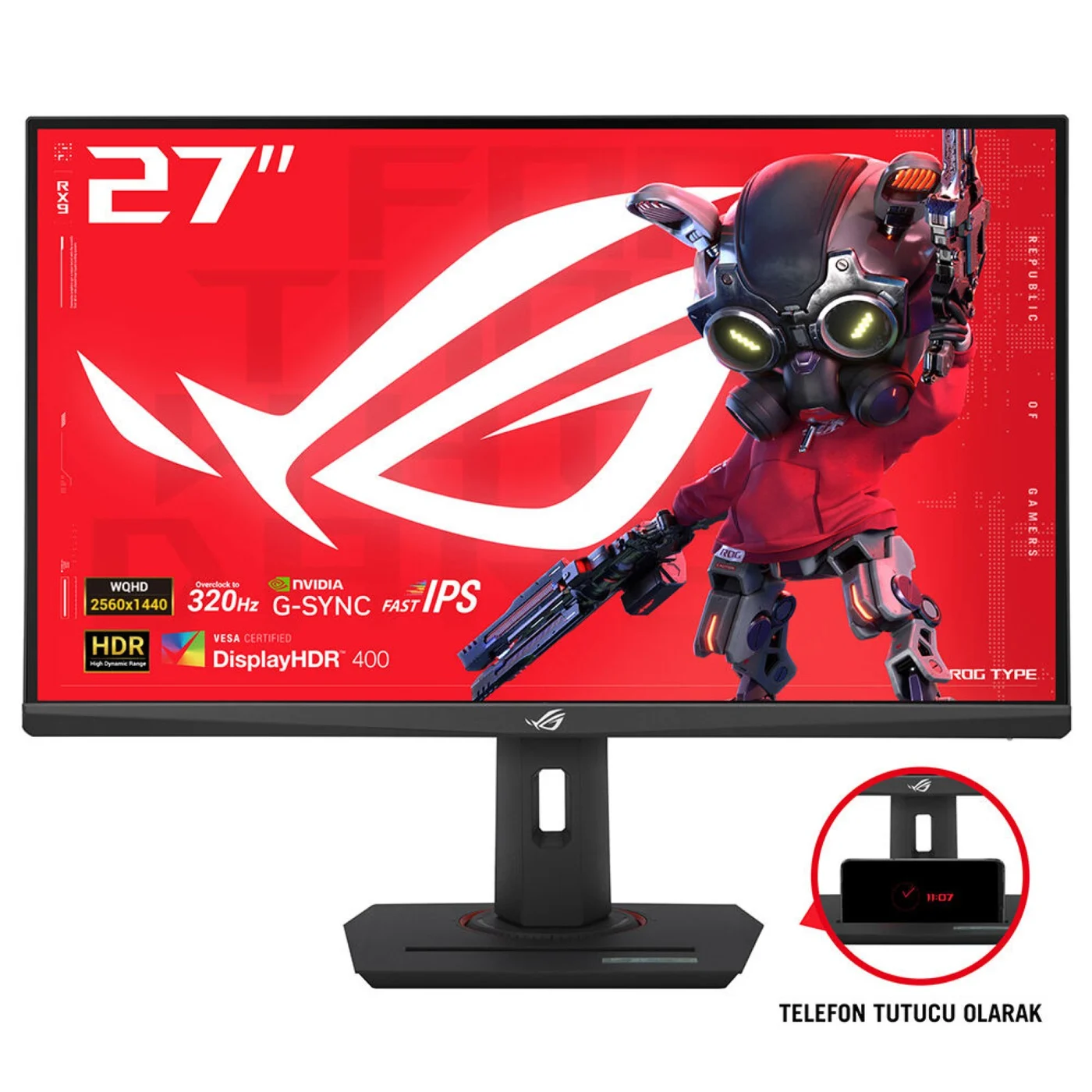 ASUS ROG Strix XG27ACMS компютърен монитор 68,6 см (27") 2560 x 1440 пиксела Quad HD LCD Черен — 90LM0BE0-B01171 ASUS ROG Strix XG27ACMS компютърен монитор 68,6 см (27") 2560 x 1440 пиксела Quad HD LCD Черен — 90LM0BE0-B01171