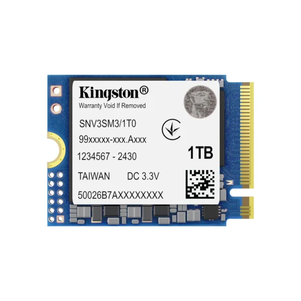 Kingston Technology NV3 1 TB M.2 PCI Express 4.0 NVMe 3D NAND — SNV3SM3/1T0