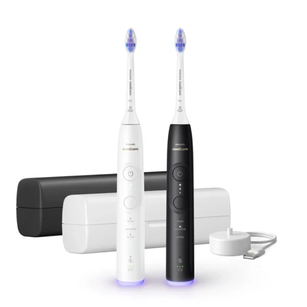 Philips Sonicare 6500 series HX7419/01 електрическа четка за зъби За възрастни Sonic четка за зъби Черен, Бяла