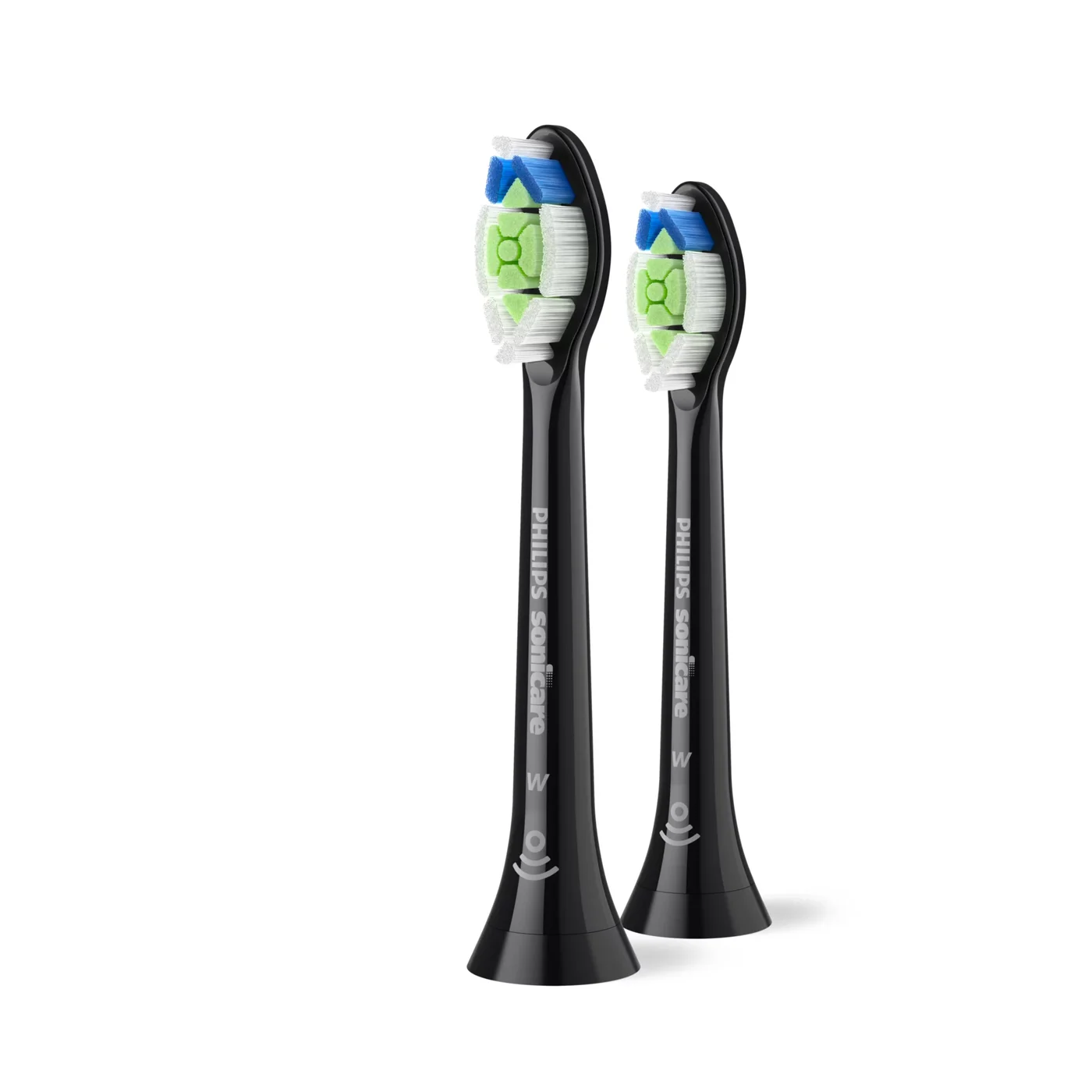 Philips Sonicare HX6062/88 глава на четка за зъби 2 броя Черен Philips Sonicare HX6062/88 глава на четка за зъби 2 броя Черен