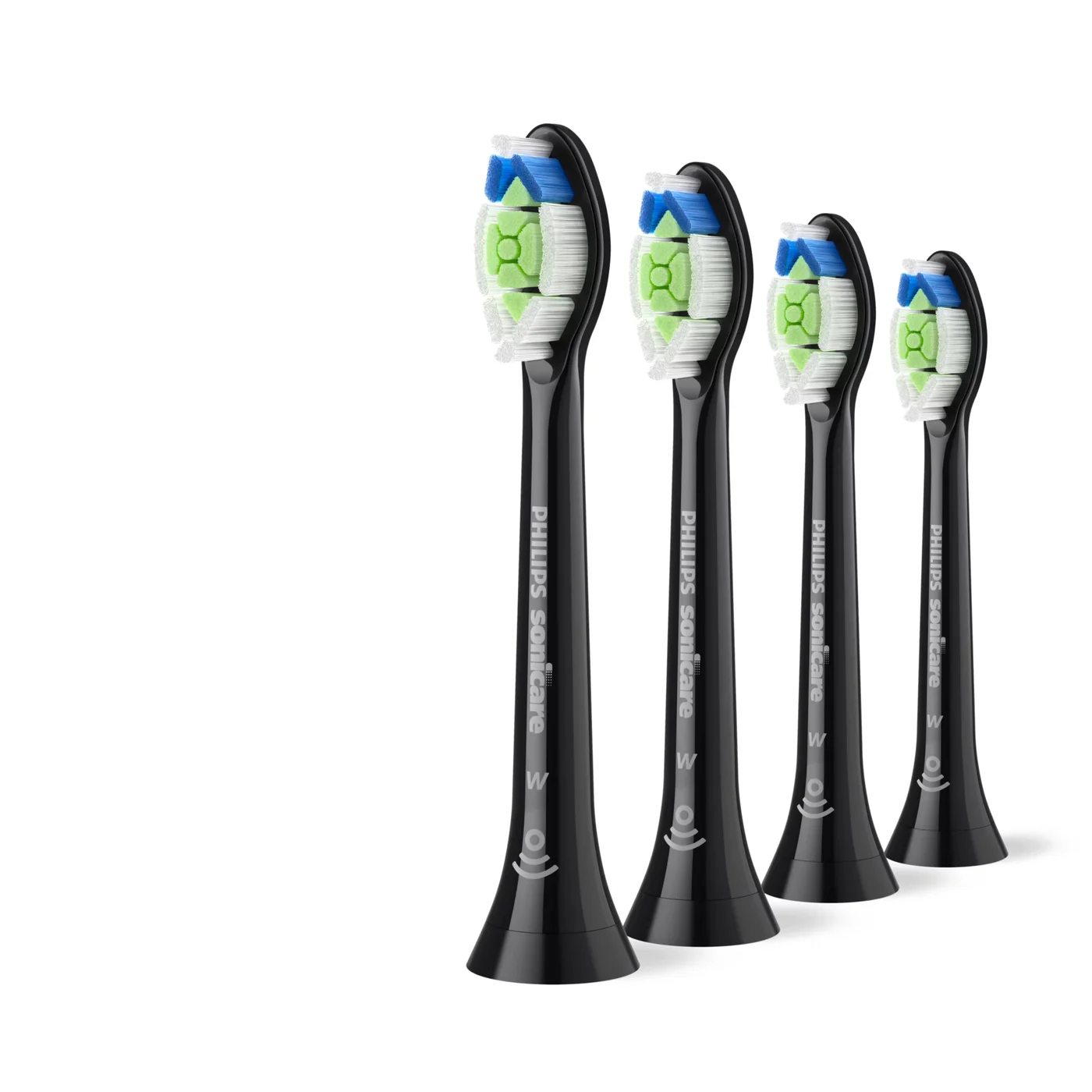 Philips HX6064/88 глава на четка за зъби 4 броя Черен