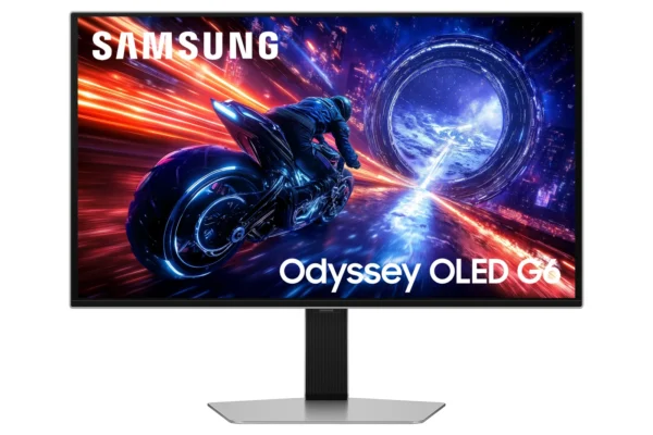 Samsung G60SF компютърен монитор 68,6 см (27") 2560 x 1440 пиксела Quad HD OLED Сребърен — LS27FG602SUXEN