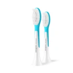 Philips Sonicare For Kids HX6042/90 глава на четка за зъби 2 броя Син, Бяла