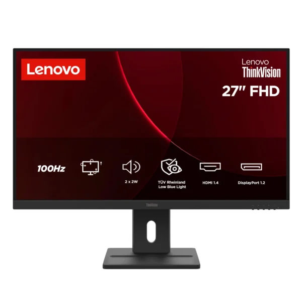 Lenovo ThinkVision E27-40 компютърен монитор 68,6 см (27") 1920 x 1080 пиксела Full HD LCD Черен — 64BCMAT4EU