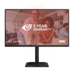 AOC E4 Q27E4U компютърен монитор 68,6 см (27") 2560 x 1440 пиксела Quad HD LED Черен