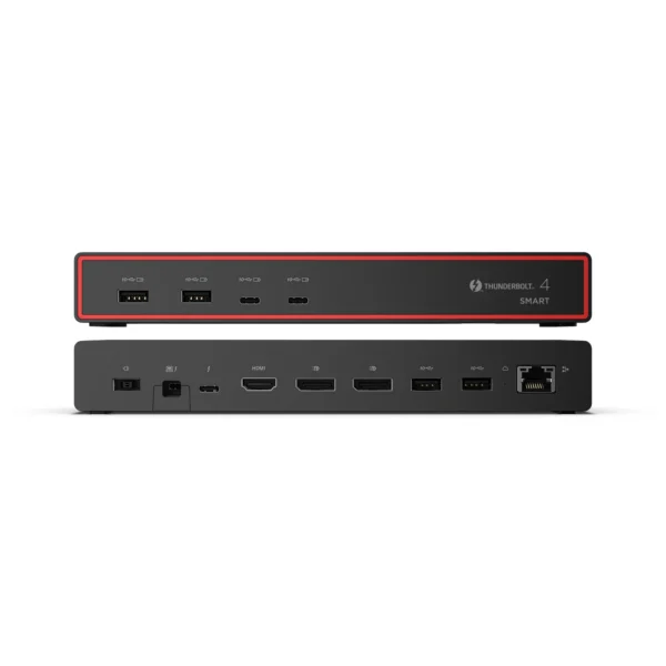 Lenovo ThinkPad Thunderbolt 4 Smart Dock Gen2 7500 Жичен Черен — 40BE0135EU