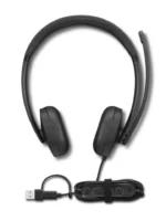 Lenovo VoIP Headset 5000 Слушалки Жичен Лента за глава Офис/Център за обаждания UBS тип C Черен — 4XD1R88995
