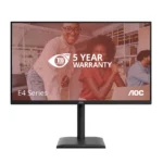AOC E4 Q32E4U компютърен монитор 80 см (31.5") 2560 x 1440 пиксела Quad HD LED Черен
