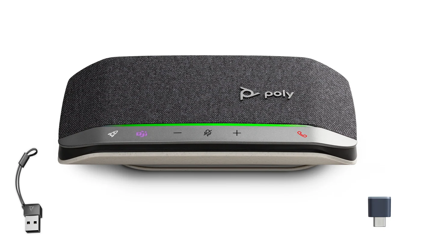 HP Poly Sync 20+M Speakerphone USB-C/A Adapter — B95VLAA#AC3 HP Poly Sync 20+M Speakerphone USB-C/A Adapter — B95VLAA#AC3