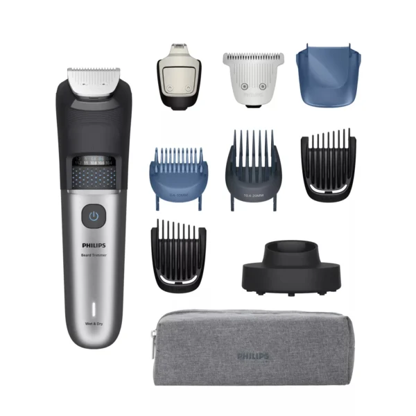 Philips BT7670/15 тример за брада Батерия 40 2 см Работа на мокро и сухо Черен, Стомана