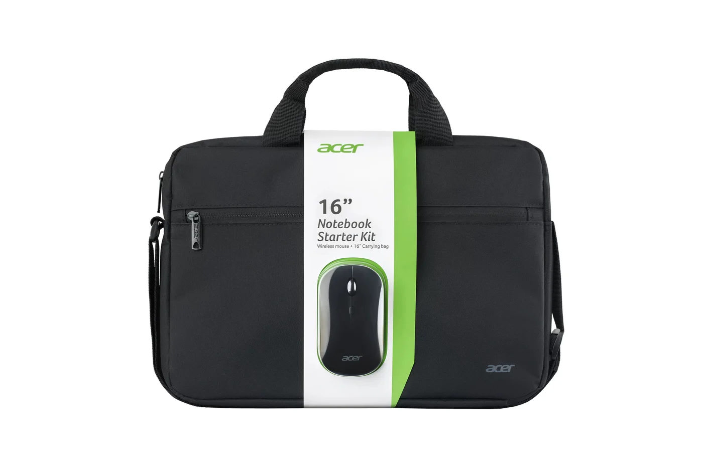Acer GP.ACC11.03V чанта и калъф за преносим компютър 40,6 см (16") Куфар Черен