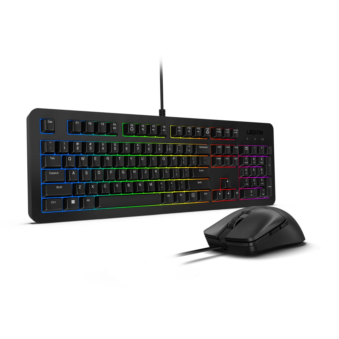Lenovo GX31N91913 клавиатура Включена мишка Игри USB Американски английски език Черен
