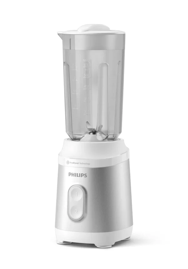 Philips 3000 series HR2510/90 блендер 0,6 Д Настолен пасатор 350 W Сребърен, Бяла