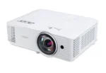 Acer S1287n Късофокусен проектор 4000 ANSI лумени DLP XGA (1024x768) 3D Бяла — MR.JYW11.001