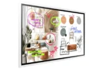 Samsung WM55FX Интерактивна бяла дъска 139,7 см (55") 3840 x 2160 пиксела Тъчскрийн Сив, Бяла HDMI — LH55WMFWBGCXEN