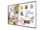 Samsung WM75FX Интерактивна бяла дъска 190,5 см (75") 3840 x 2160 пиксела Тъчскрийн Сив, Бяла HDMI — LH75WMFWLGCXEN