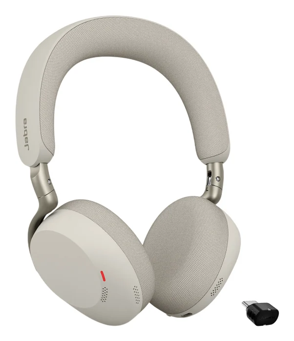 Jabra Evolve3 75 MS + Link 390c Слушалки Безжичен Лента за глава Обаждания/музика UBS тип C Bluetooth Сив — 37599-999-898