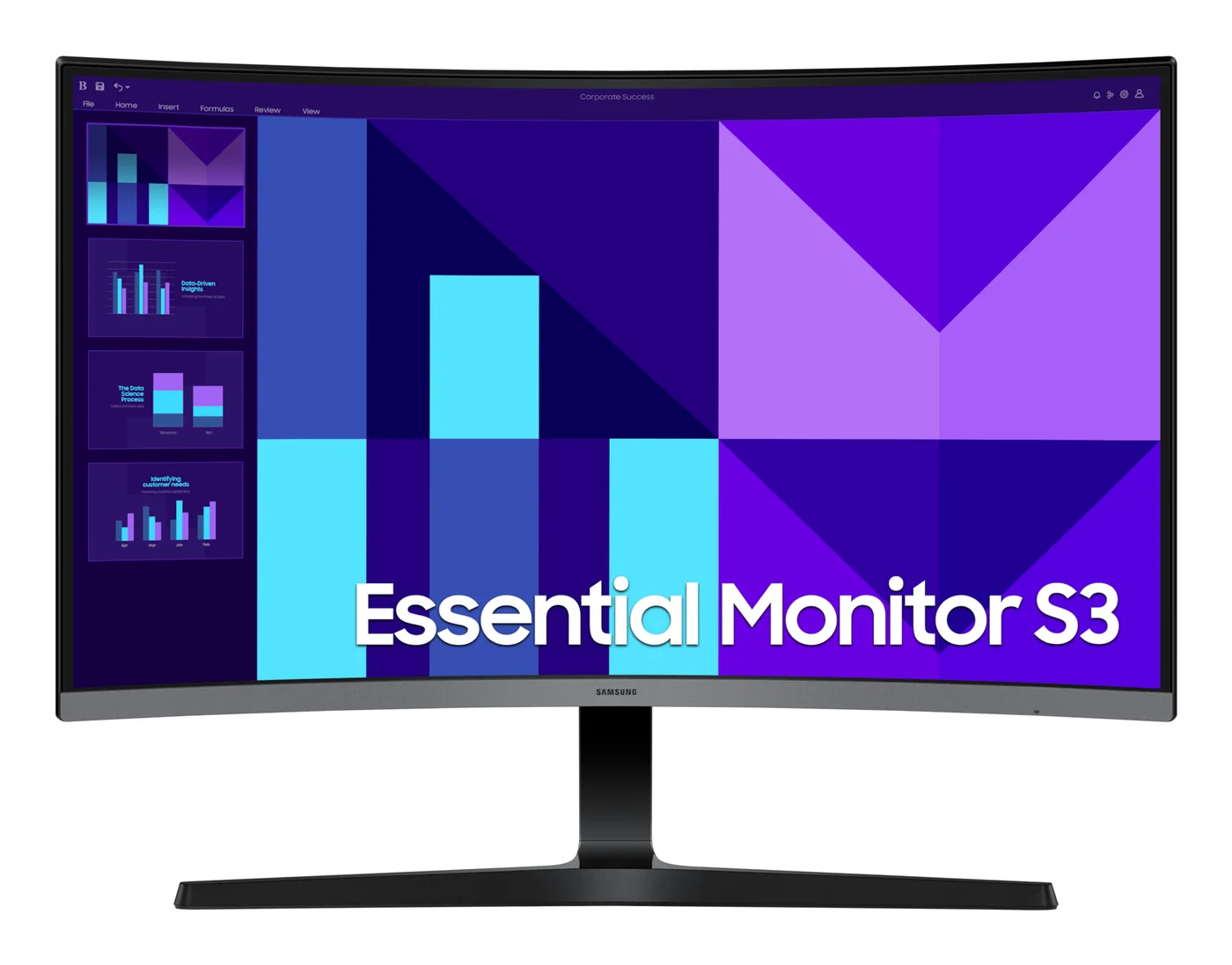 Samsung S27D392GAU компютърен монитор 68,6 см (27") 1920 x 1080 пиксела Full HD LCD Черен — LS27D392GAUXEN