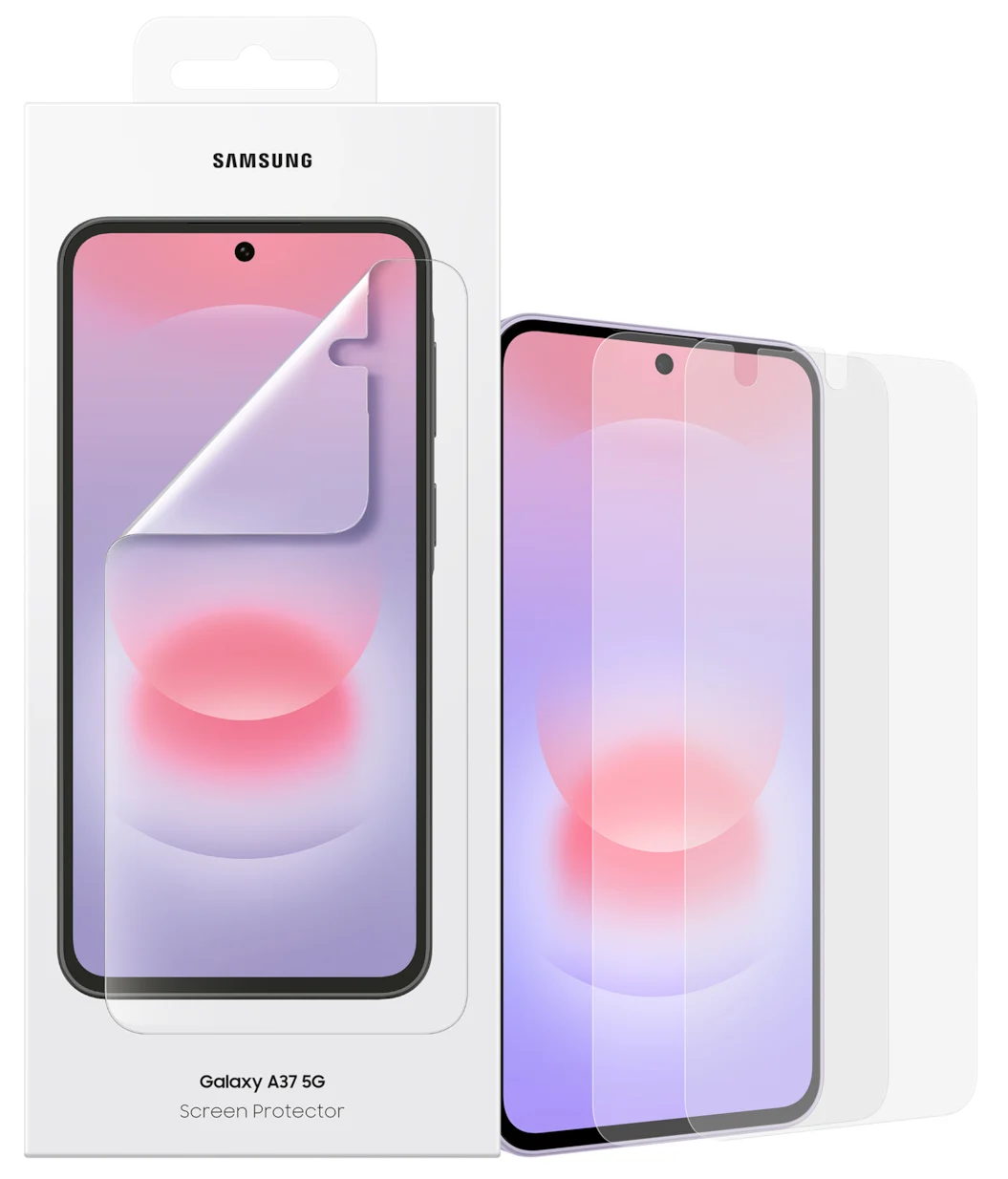 Samsung EF-UA376CTEGWW Протектор за екран и гръб за мобилни телефони Прозрачен защитен екран 2 броя