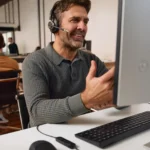 HP Poly Mission 825 Stereo USB Wired Headset — C01FCAA#AC3