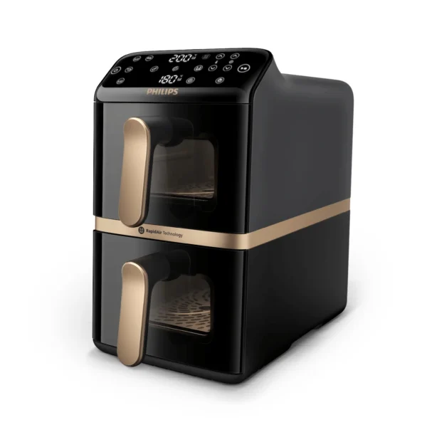Philips 4000 series Вертикален Airfryer с двойна кошница от серия 4000 — NA462/70