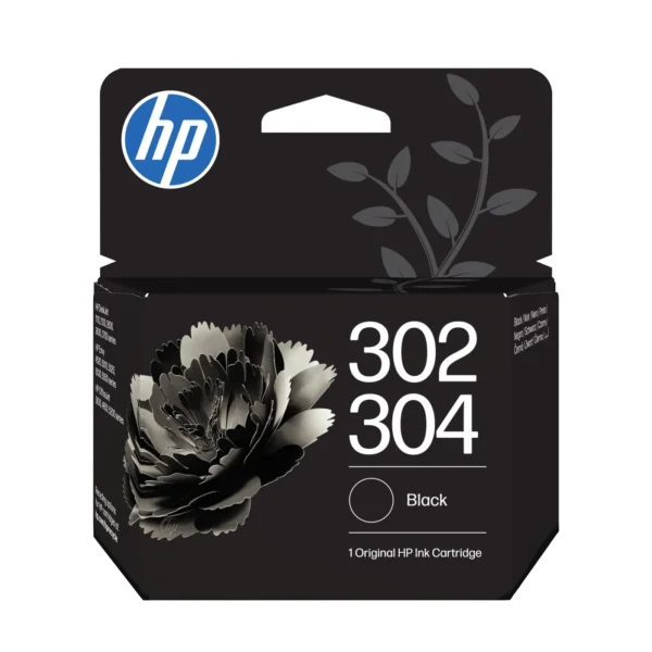 HP Оригинална касета с мастило 302/304, черно — B7RT7AE#LS2