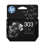 HP Оригинална касета с мастило 303, черно — T6N02AE#LS1
