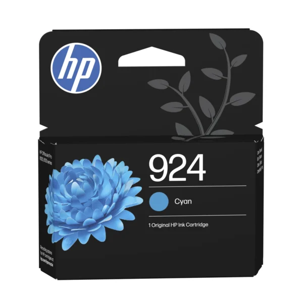HP оригинална касета с мастило циан 924 — 4K0U3NE#LS1