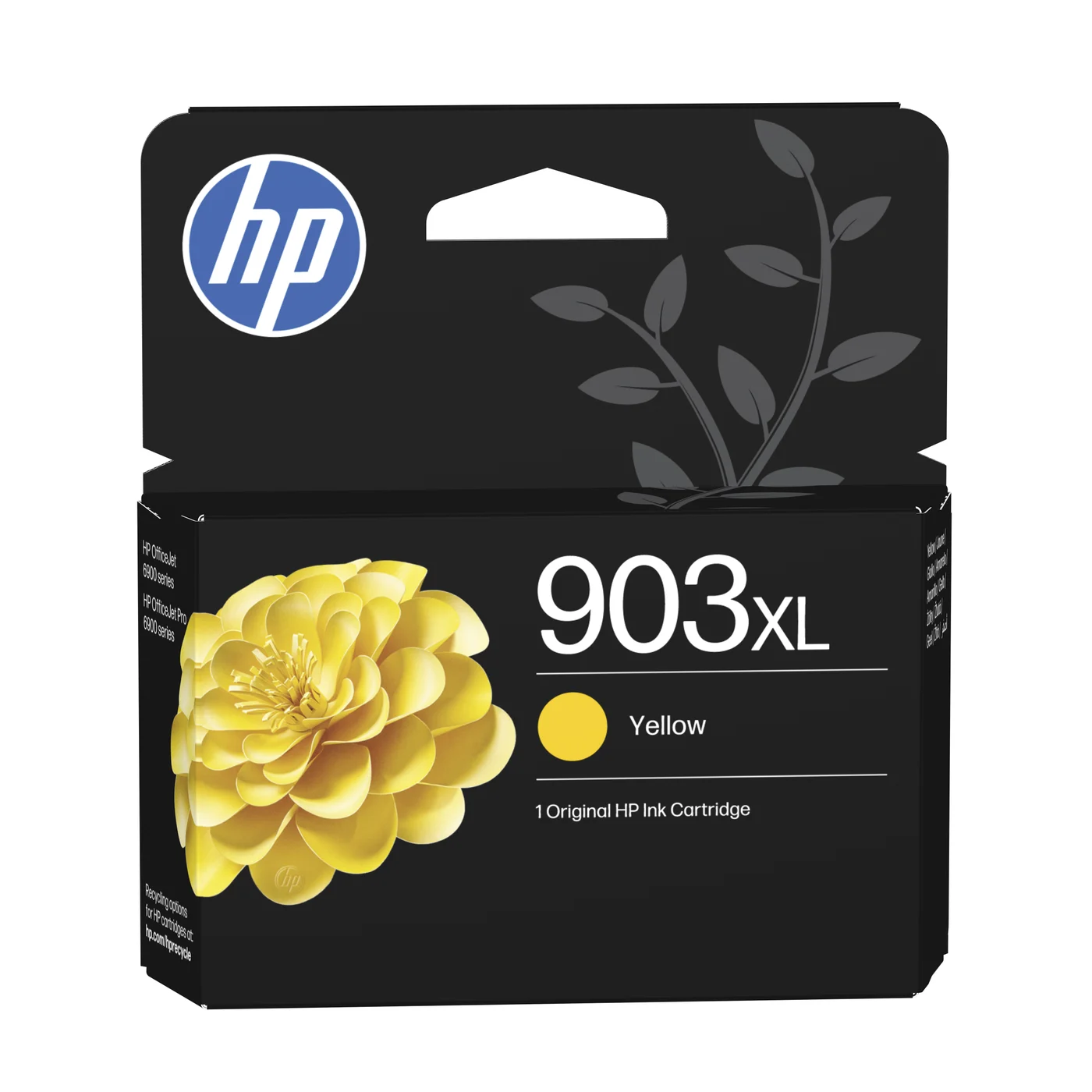 HP Оригинална касета с мастило 903XL с голям капацитет, жълто — T6M11AE#LS1 HP Оригинална касета с мастило 903XL с голям капацитет, жълто — T6M11AE#LS1