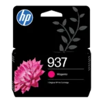 HP Оригинална касета с мастило 937, магента — 4S6W3NE#LS1