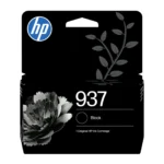 HP Оригинална касета с мастило 937, черно — 4S6W5NE#LS1