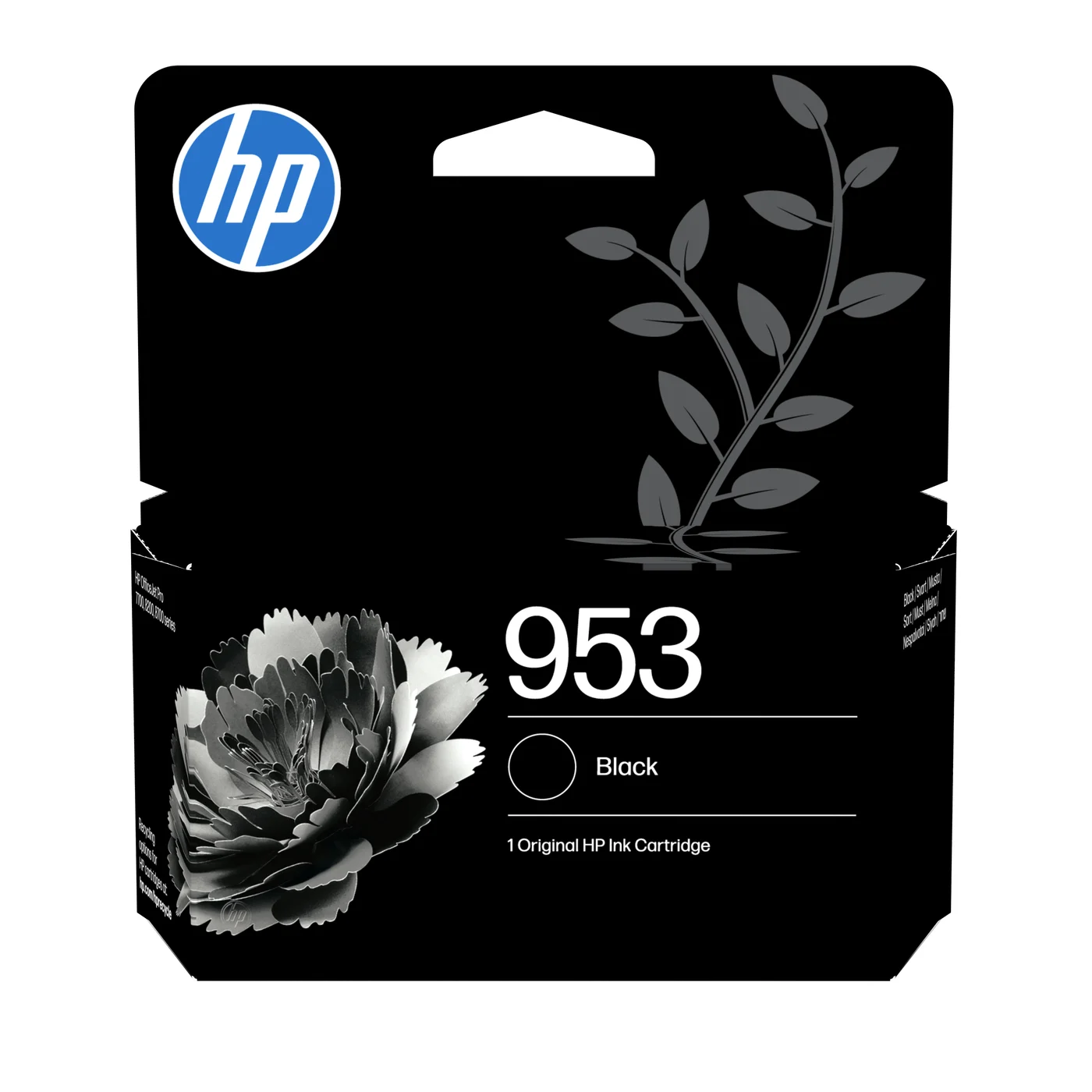 HP Оригинална касета с мастило 953, черно — L0S58AE#LS1