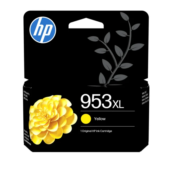 HP Оригинална касета с мастило 953XL с голям капацитет, жълто — F6U18AE#LS1