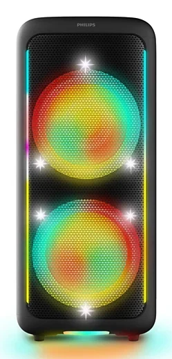 Philips TAX5000E/10 Преносим и парти високоговорител Високоговорител за парти Черен 100 W