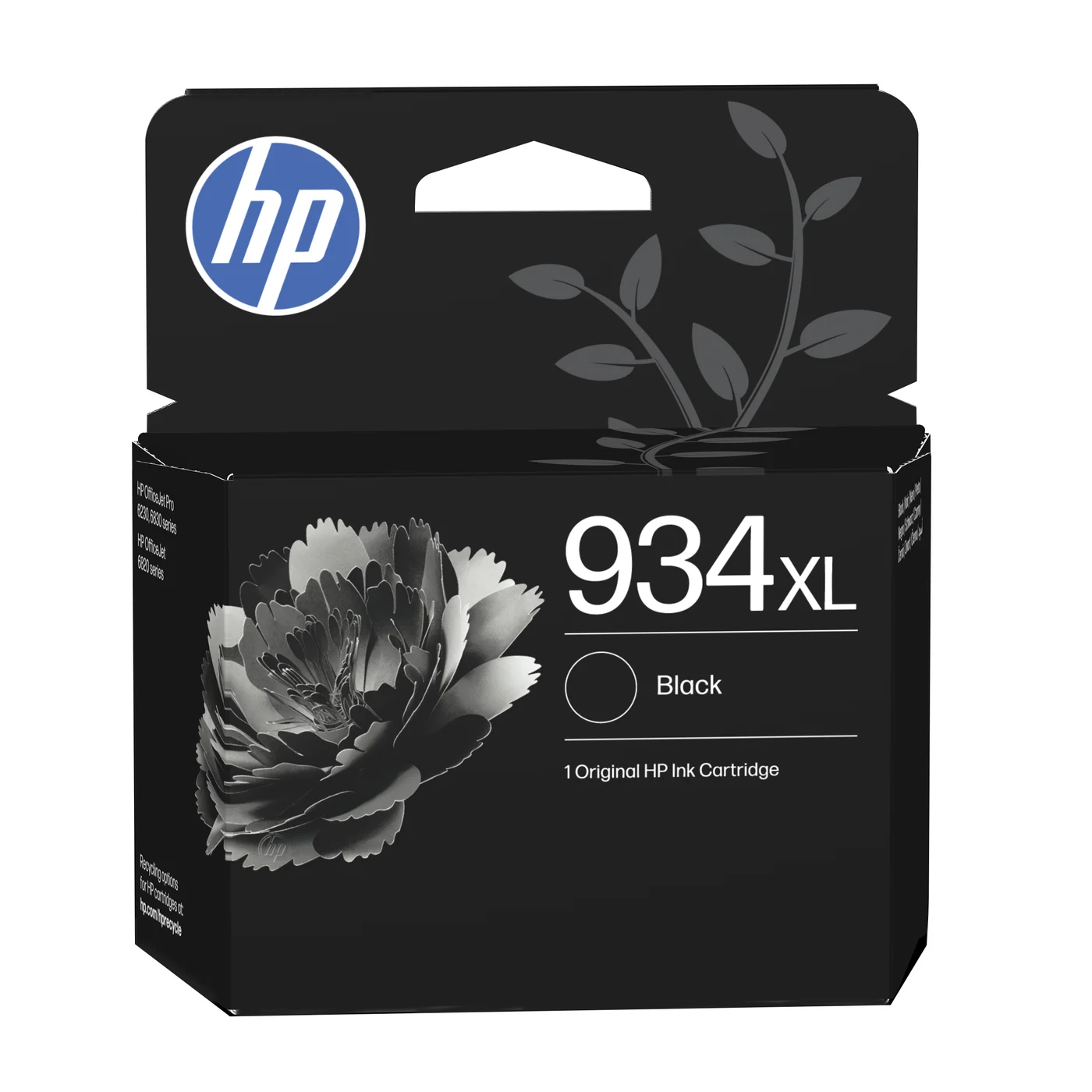 HP Оригинална касета с мастило 934XL с голям капацитет, черно — C2P23AE#LS1