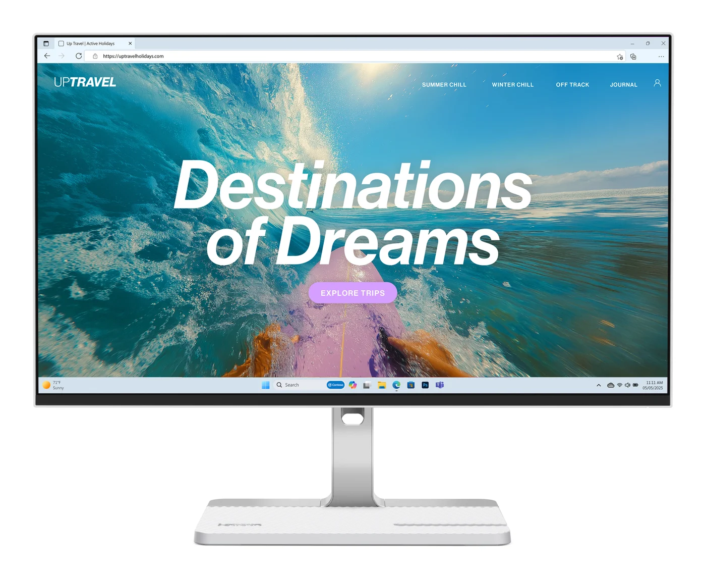 Lenovo L24D-4C компютърен монитор 60,5 см (23.8") 1920 x 1080 пиксела Full HD LCD Сив — 67DCUAT6EU